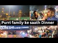 Family ke saath jama masjid mai dinner   best food in old delhi  qureshi kabab corner  food