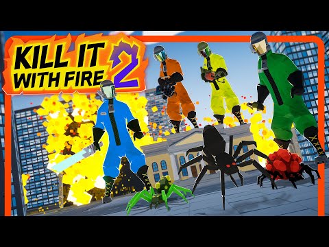 CO-OP Spider Murder - Kill it With Fire 2 Multiplayer Reveal