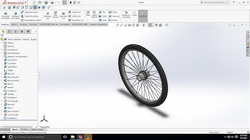 Modeling CYCLE WHEEL using SolidWorks