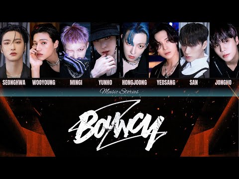 ATEEZ(에이티즈) – 'BOUNCY (K-HOT CHILLI PEPPERS)' Lyrics [Color Coded_Han_Rom_Eng]