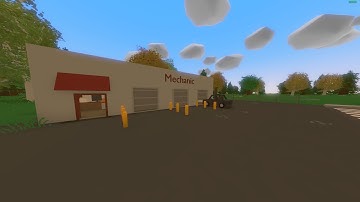 Unturned Level Editor Speed Build #1 - Mechanic Shop