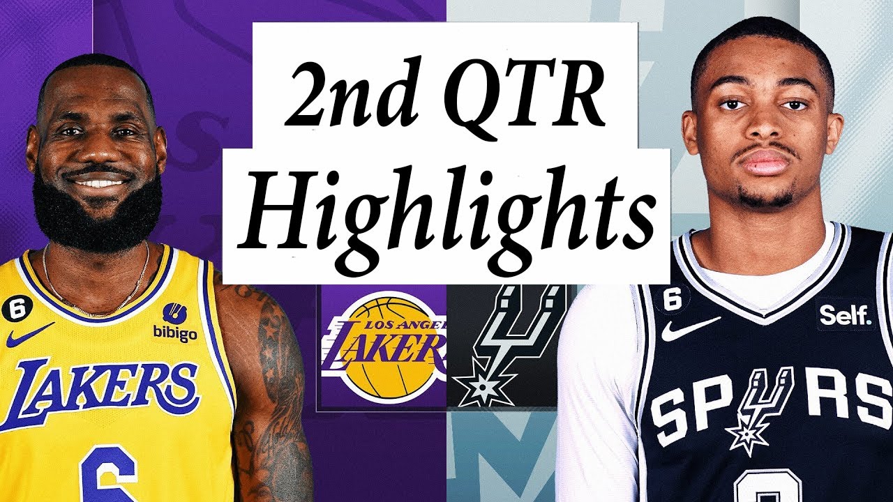 San Antonio Spurs vs. Los Angeles Lakers Full Highlights 2nd QTR | Jan 25 | 2022-2023 NBA Season