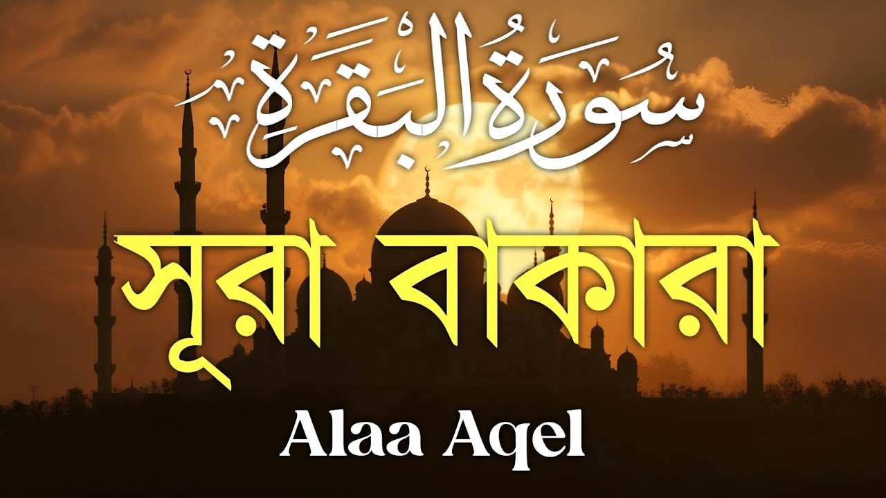 ঘরের উন্নতির জন্য সূরা বাকারা প্রতিদিন শুনুন I Surah Al Baqarah Full Quran Recitation | Alaa Aqel