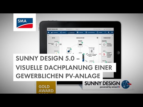 Sunny Design 5.0 – Visuelle Dachplanung einer gewerblichen PV-Anlage