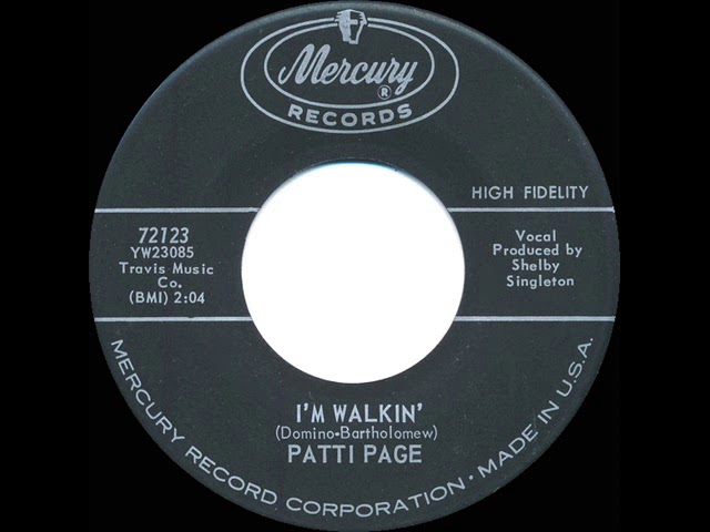 Patti Page - I'm Walkin'