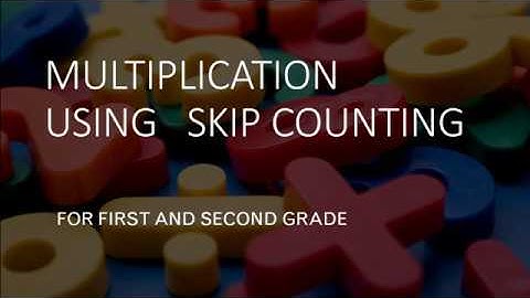 Multiplication Using Skip Counting - Math Fun