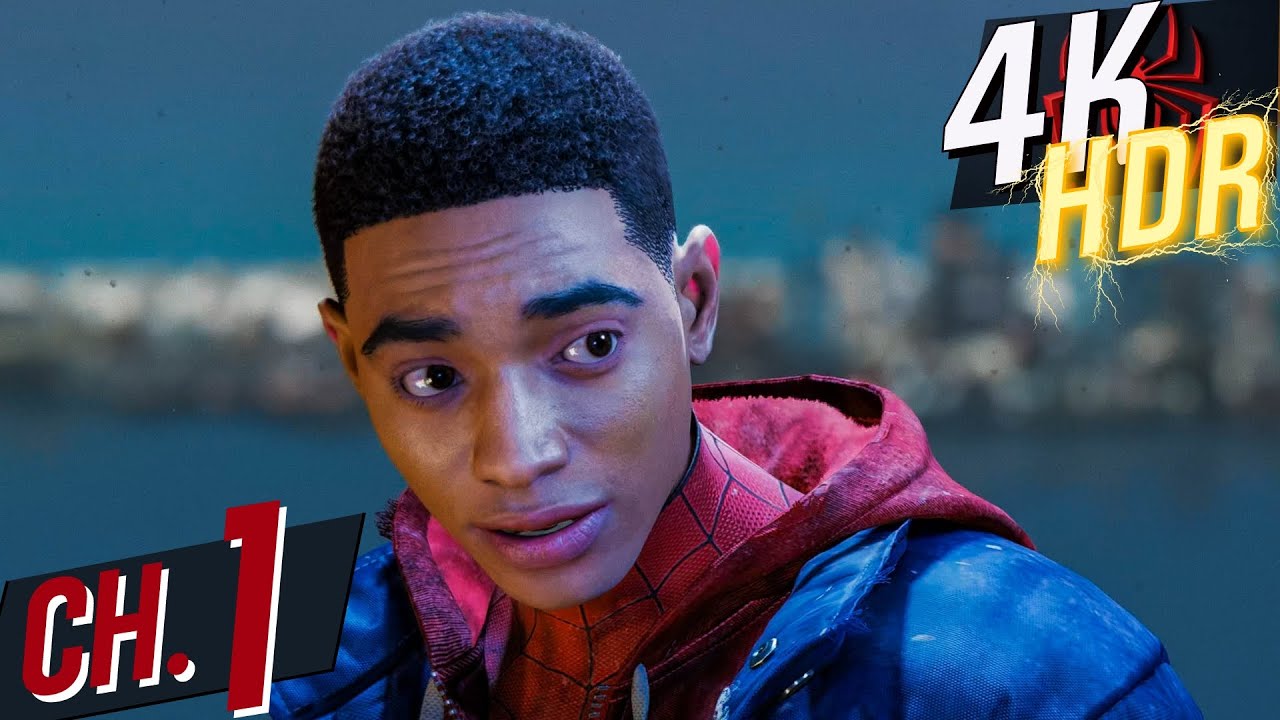 Spider Man Miles Morales 4K 60fps HDR 100 Spectacular Platinum Walkthrough 1 Parting 