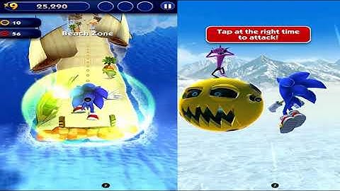 Cool Fullscreen Normal/Reverse Android Gameplay HD - Sonic Dash (Boss Defeated).