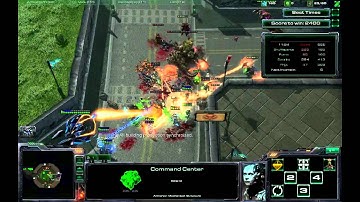 HD Starcraft 2 - Custom Map - Roundabout