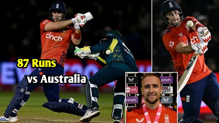 Liam Livingstone's Explosive 87* Runs Stuns Australia | ENG vs AUS 2nd T20 Highlights