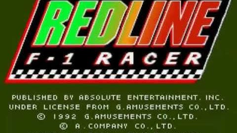 Super Nintendo Entertainment System Redline F-1 Racer (USA)