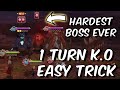THE HARDEST BOSS IN THE GAME BEATEN WITH 1 EASY TRICK!!! 1 Turn K.O - Seven Deadly Sins: Grand Cross