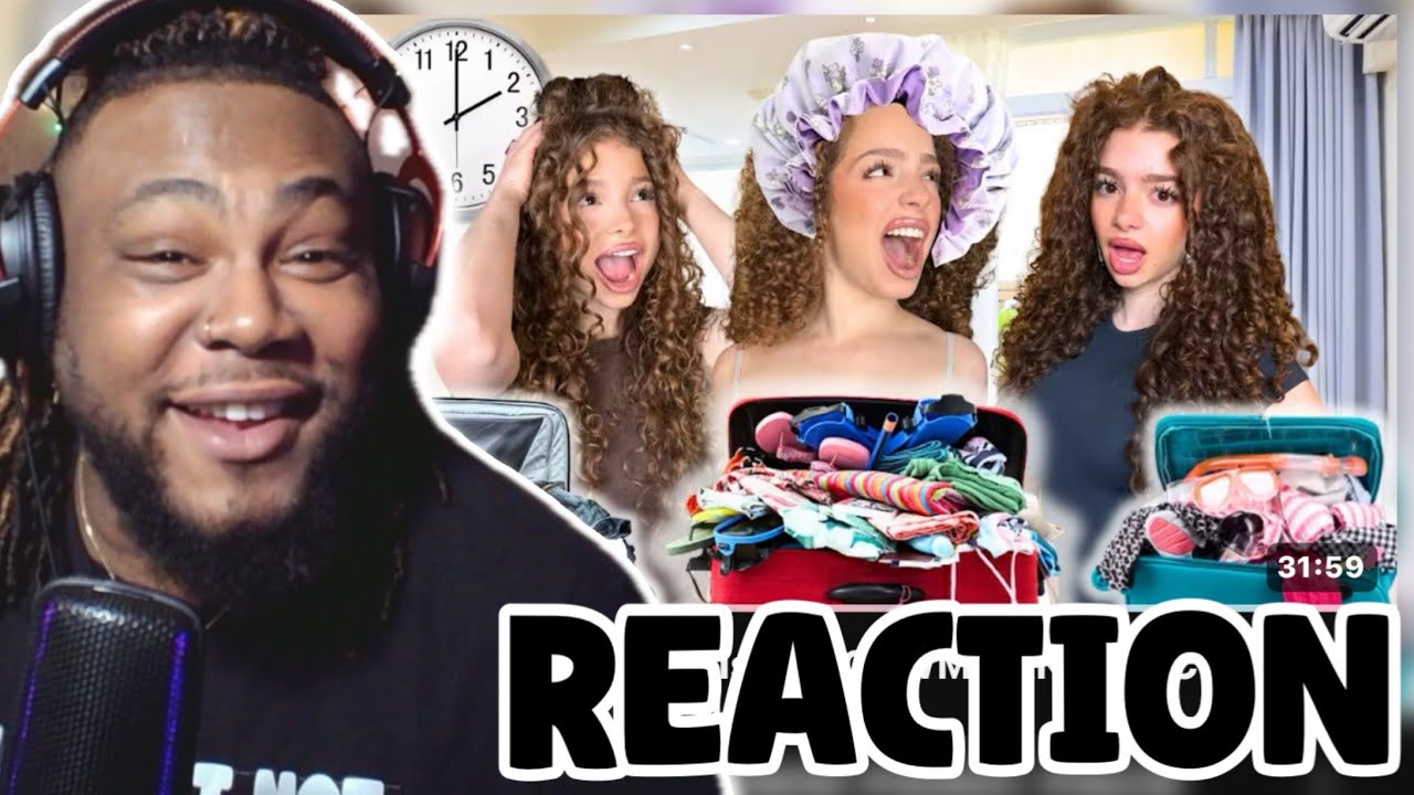Kalogeras Sisters GRWM PANIC PACK FOR LOS ANGELES! | REACTION