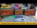 Teamgee 15.6in Laptop Screen Extender with Power Bank, FHD 1080P Triple Monitor Extender, Worth It?