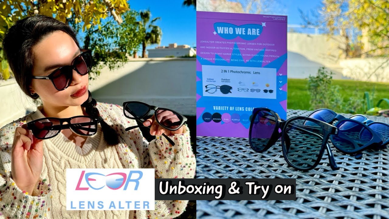 Photochromatic Lenses Unboxing and Try on from OfficialLensAlter YouTube