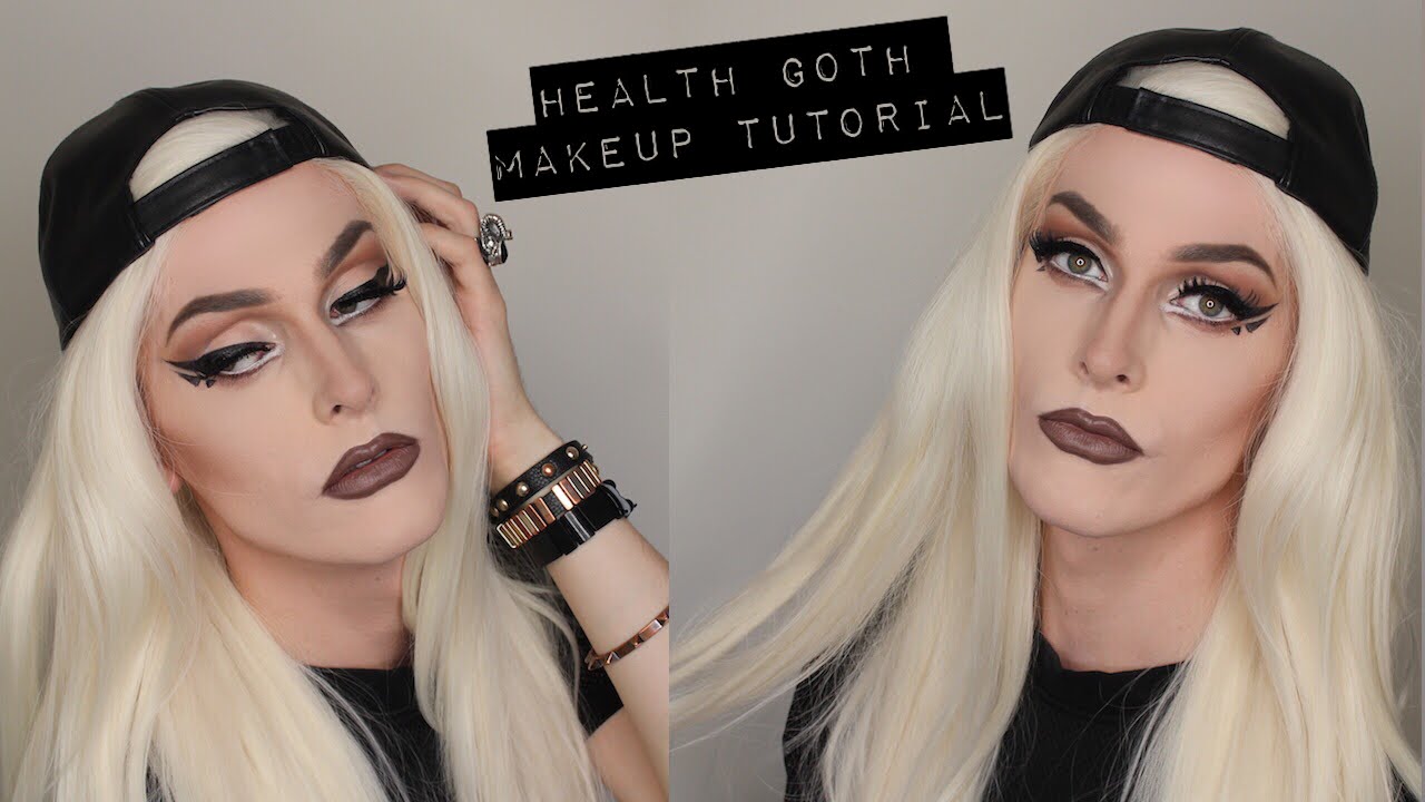 Health Goth Inspired Drag Queen Makeup