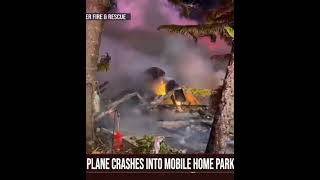 Small Plane Crashes Into A Mobile Home Park In Clearwater FL