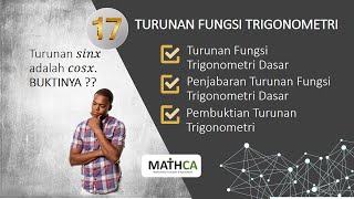 Eps. 17 KALKULUS 1: Turunan - Turunan Fungsi Trigonometri