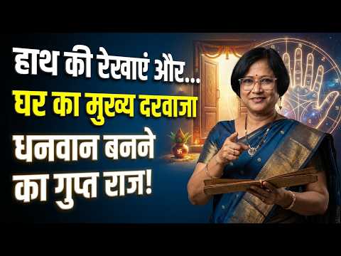 हाथों में भाग्यरेखा फिर भी तरक्की रुकी है? मुख्य दरवाजे के वास्तु नियम जानें! | Main Door Vastu Tips