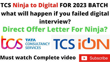 How to get TCS Digital Role | TCS Ninja direct Offer letter? #jobs  #tcsnqt2023#tcsninja#tcsdigital