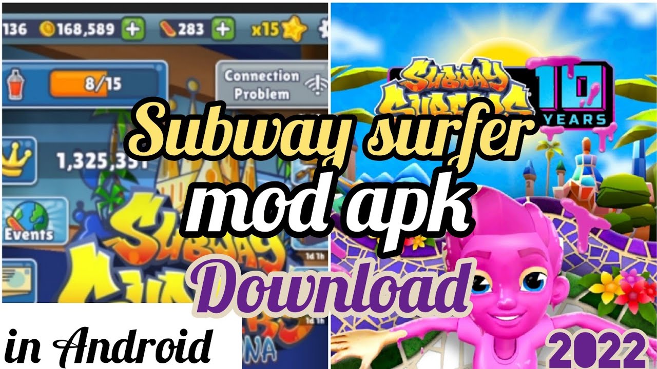 How to Download Subway Surfer Mod APK in Android || Unlimitid Coins and ...