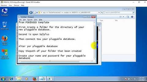 6 CREATING PLUGGABLE DATABASE USING PDB$SEED