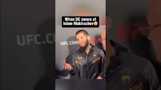 Daniel Cormier swearing at Islam Makhachev😂 Details