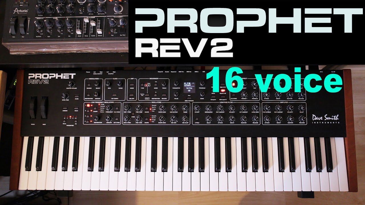 Prophet Rev2 Demo 1: The 16-Voice Dave Smith Instruments beast