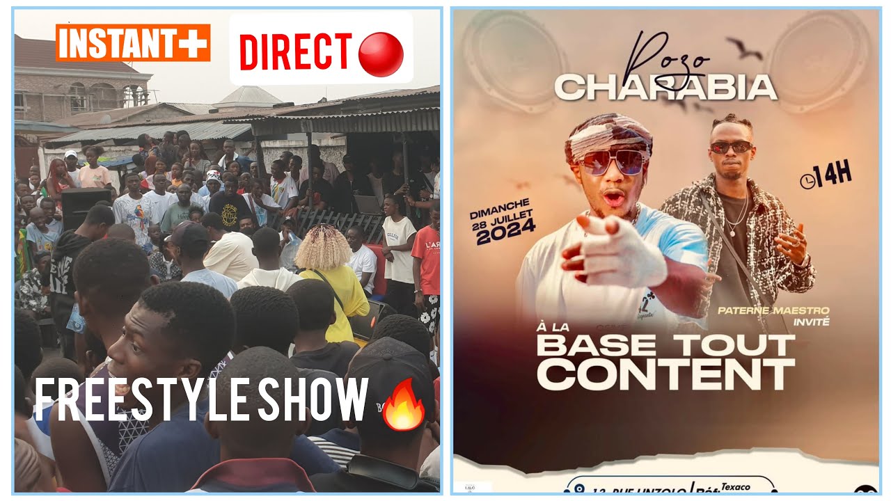 Direct 🔴 POZO CHARABIA x PATERNE MAESTRO Freestyle Show 🔥 BASE TOUT CONTENT