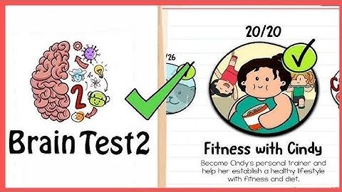 Brain Test 2: Fitness With Cindy Levels 1-20 Complete Walkthrough | Solve All Puzzles Easily