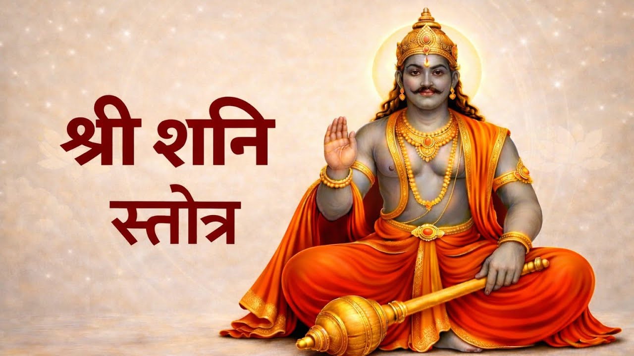 श्री शनैश्चर स्तोत्र | Shani Stotra | शनि दोष शांति पाठ | Saturday Special | Shani Dev Bhajan