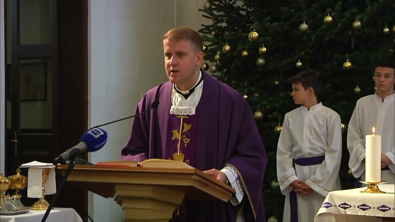 MISA IZ ŽUPE SV EUZEBIJA I POLIONA - VINKOVC 22.12.2024.