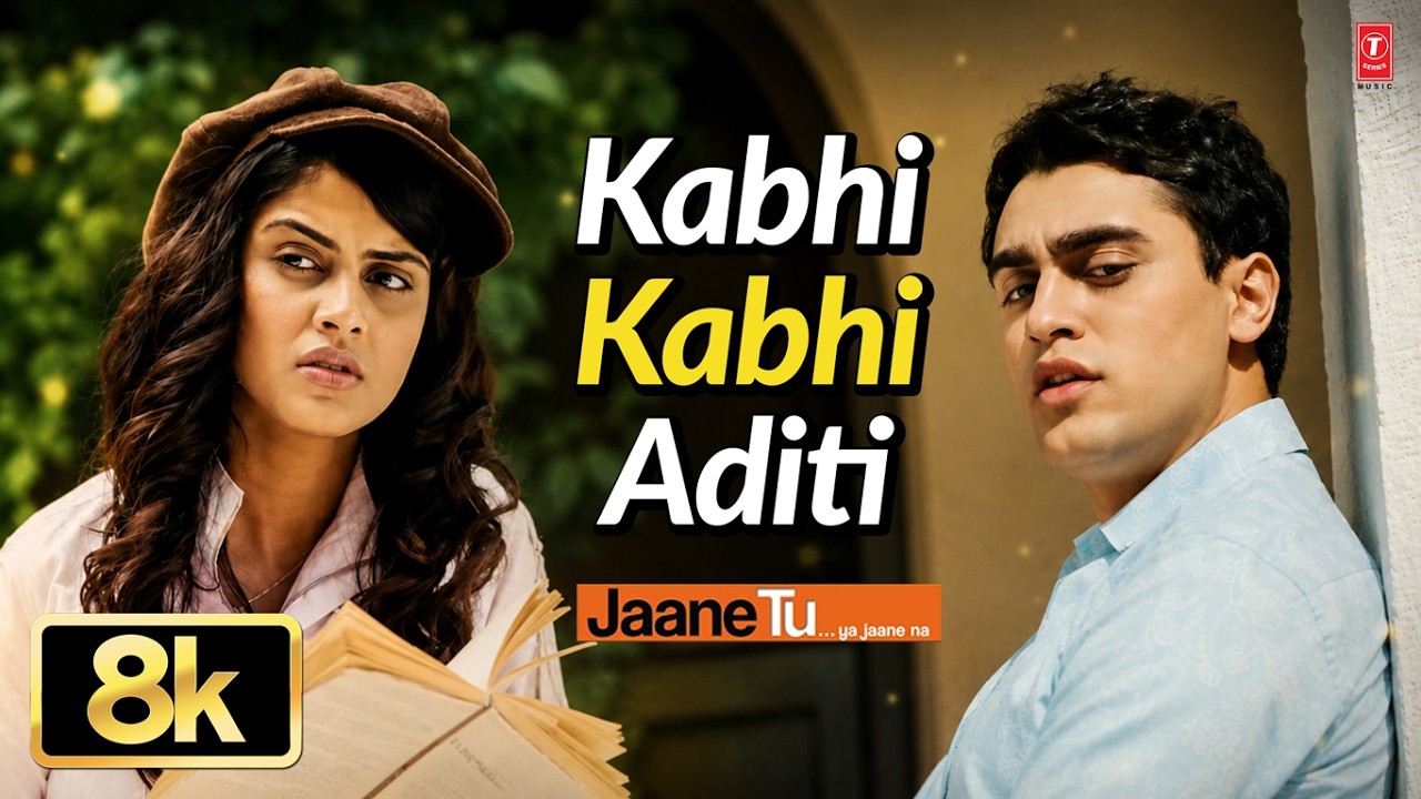 Kabhi Kabhi Aditi 8K Video Song | Jaane Tu Ya Jaane Na | Imran Khan, Genelia Dsouza | A.R. Rahman