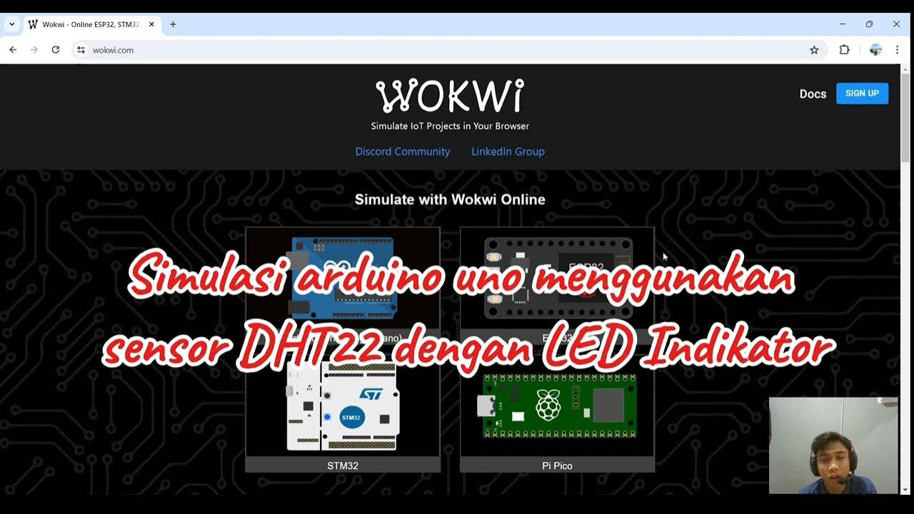 Simpel dan Mudah: Simulasi Wokwi Rangkaian Arduino Uno Menggunakan ...