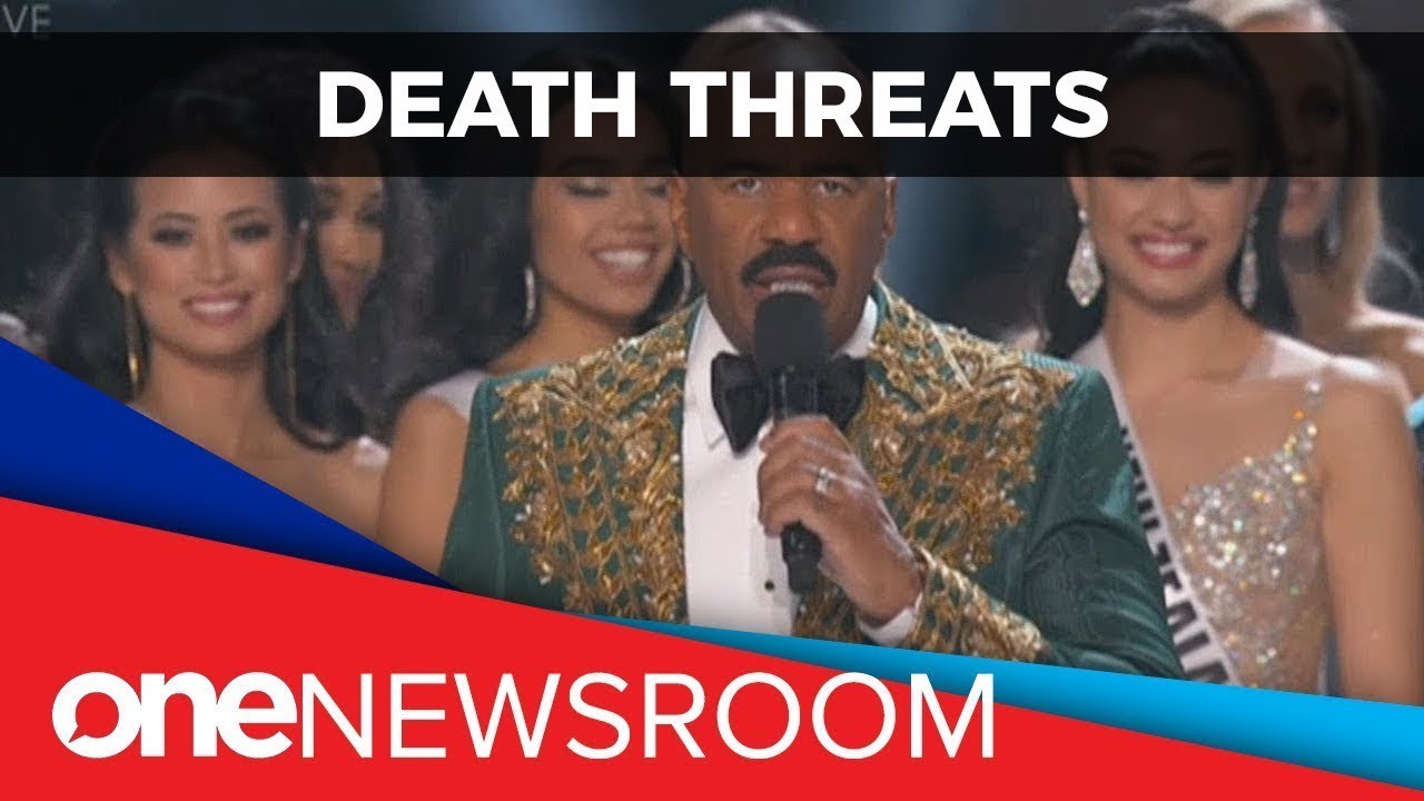 Steve Harvey Receives Death Threats After Miss Universe Flub Youtube