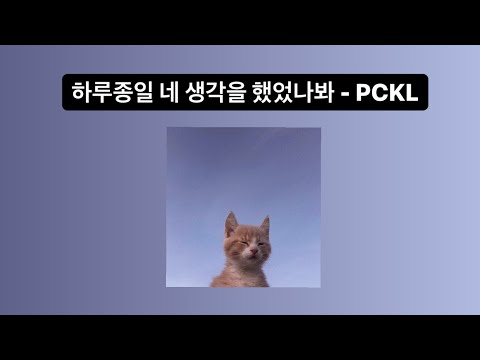 피클 (PCKL) - 하루종일 네 생각을 했었나봐 (DEMO)