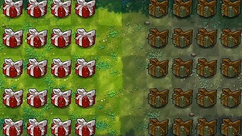 Pvz fusion 2.2.2v new update 20vs20 random boxes hard challenge. who will win?