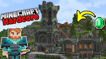 I Built an EMERALD FACTORY in my Hardcore Minecraft Forever World