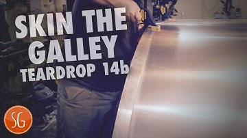 Skinning the galley | How to build a Teardrop Camper Trailer #14b