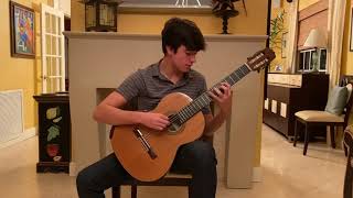 John Aleman Audition - A minor Segovia edition scale (January 2021)