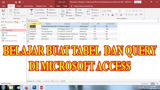 How to Create Tables and Queries in Microsoft Access