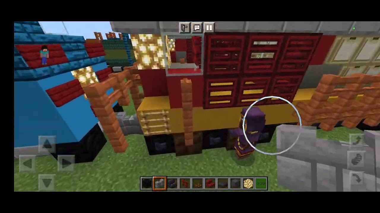 как построить паравоз в майнкрафте - YouTube