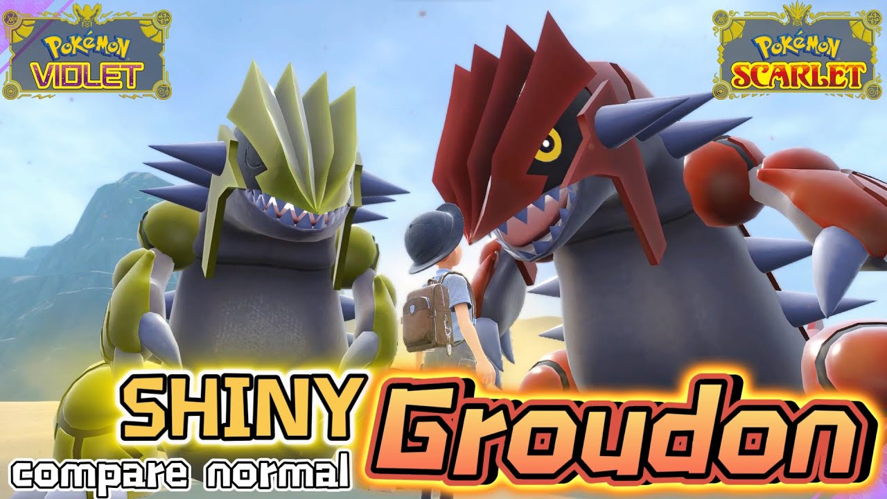 Shiny Groudon  Shiny pokemon, Pokemon dex, Pokemon go