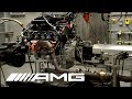 AMG 5.5-Liter V8 Biturbo on Test Bench