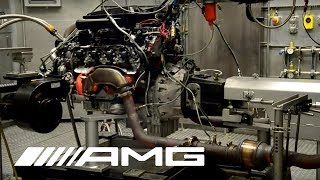 AMG 5.5-Liter V8 Biturbo on Test Bench