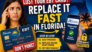 How to replace a lost EBT card in Florida