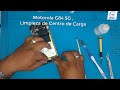 Limpieza de pin de carga Motorola G84 5G