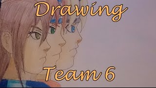Speed Drawing - Naruto OCs Team 6