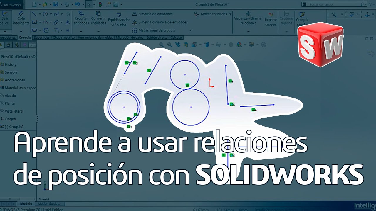 Aprende relaciones de posición cOn SOLIDWORKS - YouTube