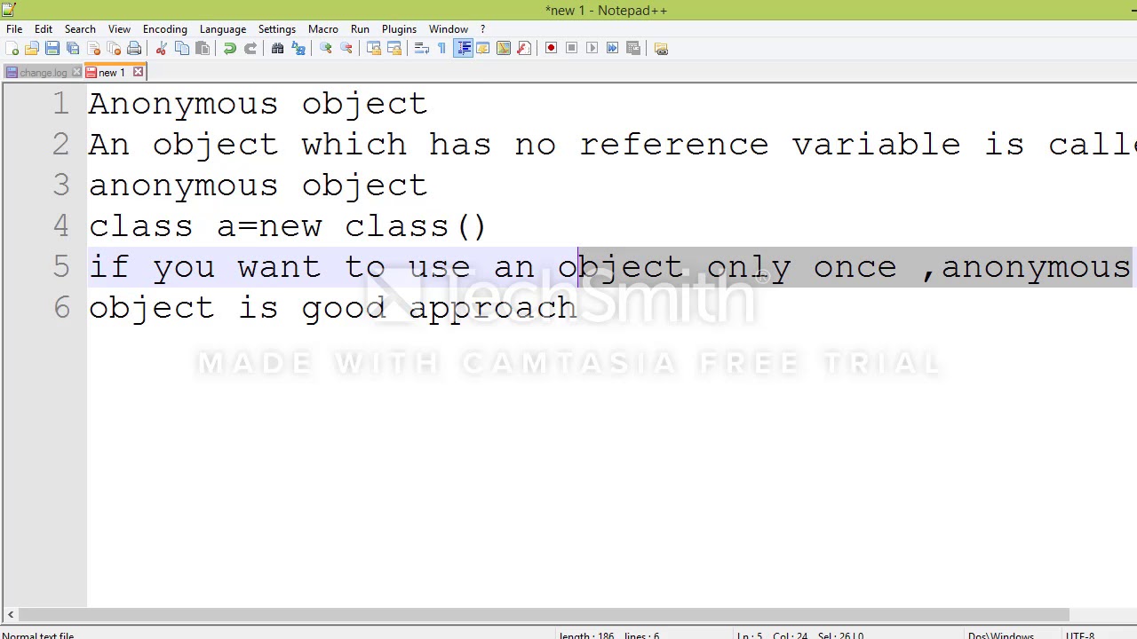 Anonymous object in java with practical pashto language - YouTube